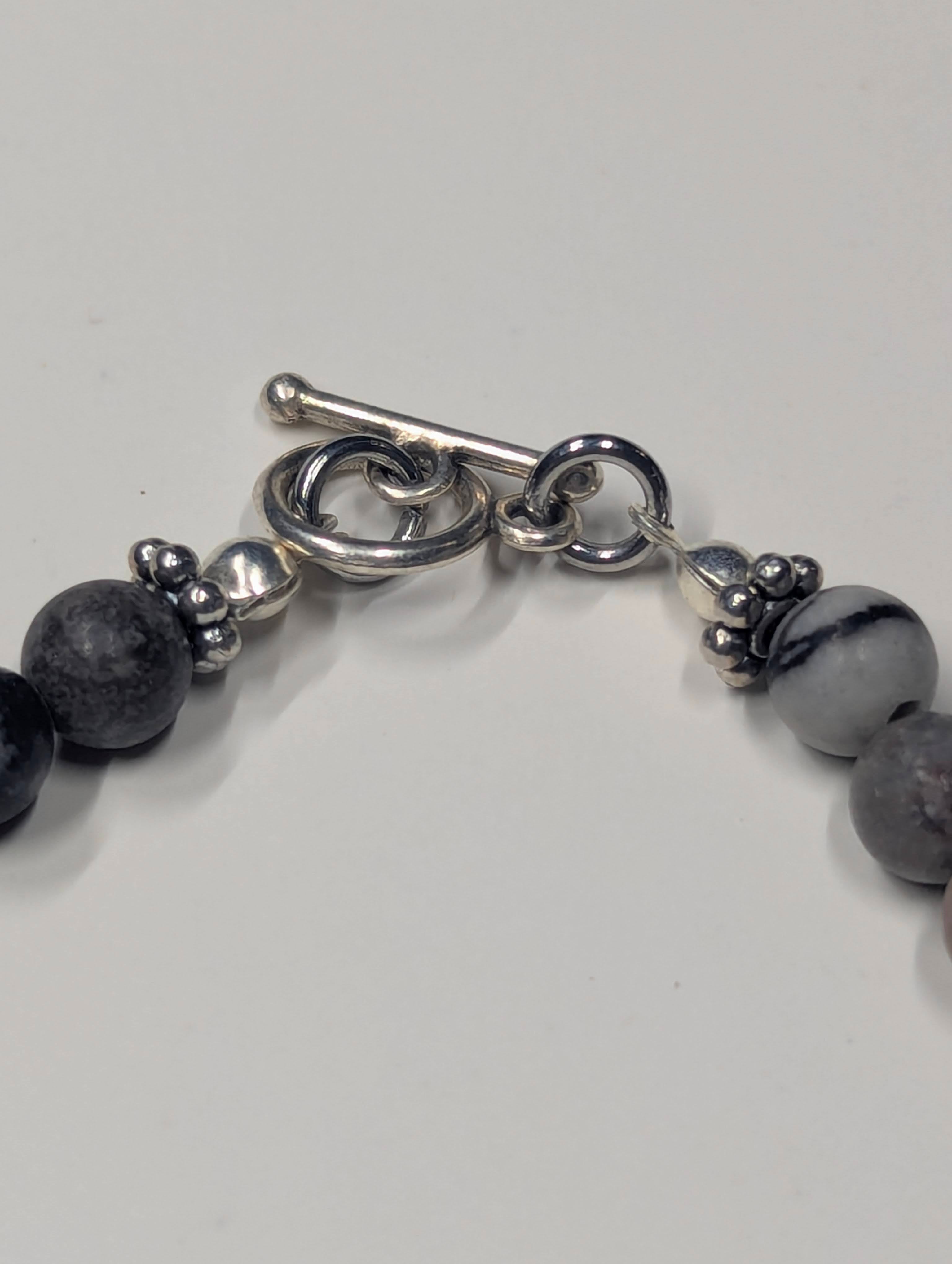 Mapstone & Rose Quartz Sacred Grounding Bracelet