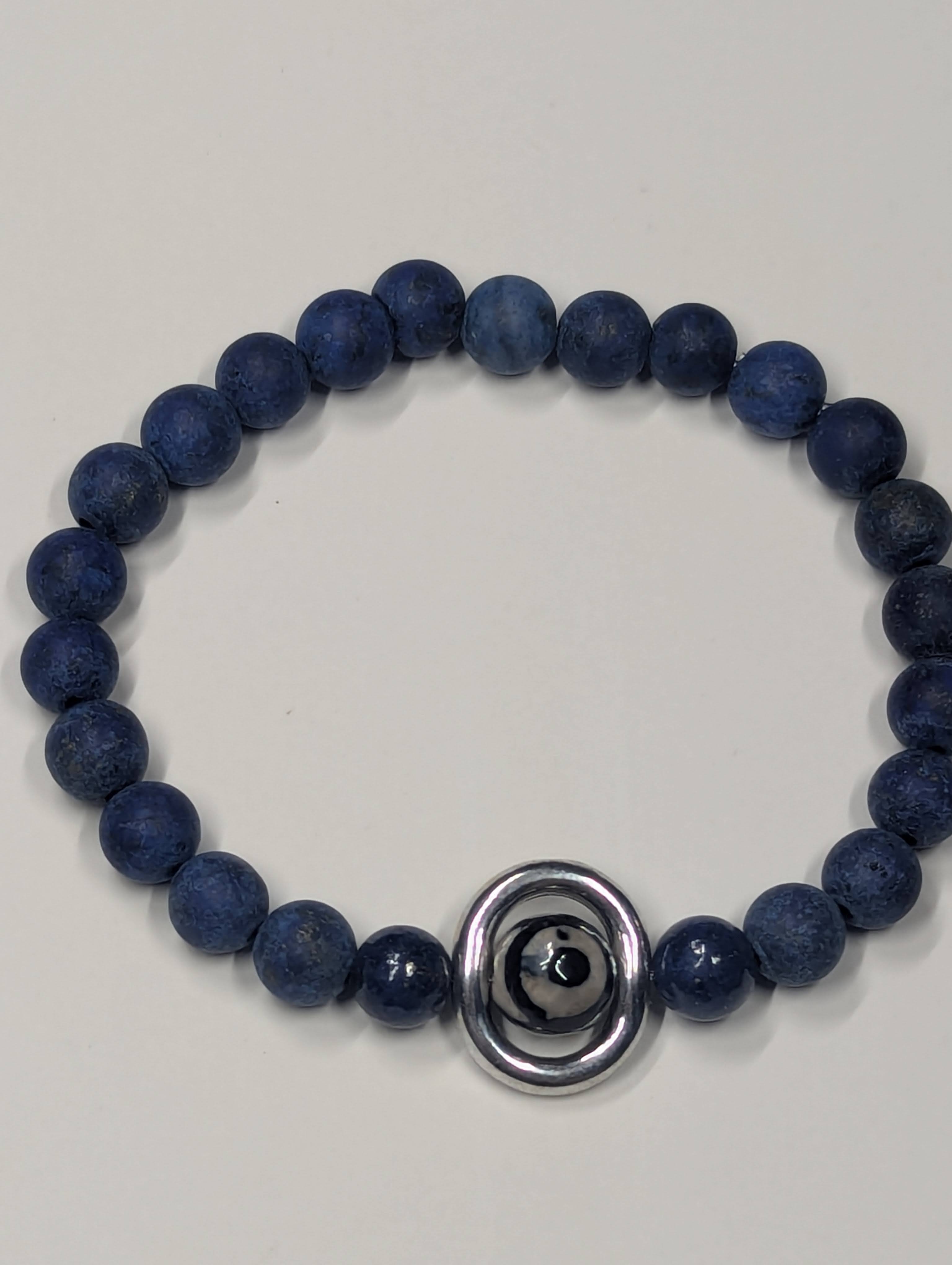 Watcher’s Eye Lapis Lazuli Stretch Bracelet