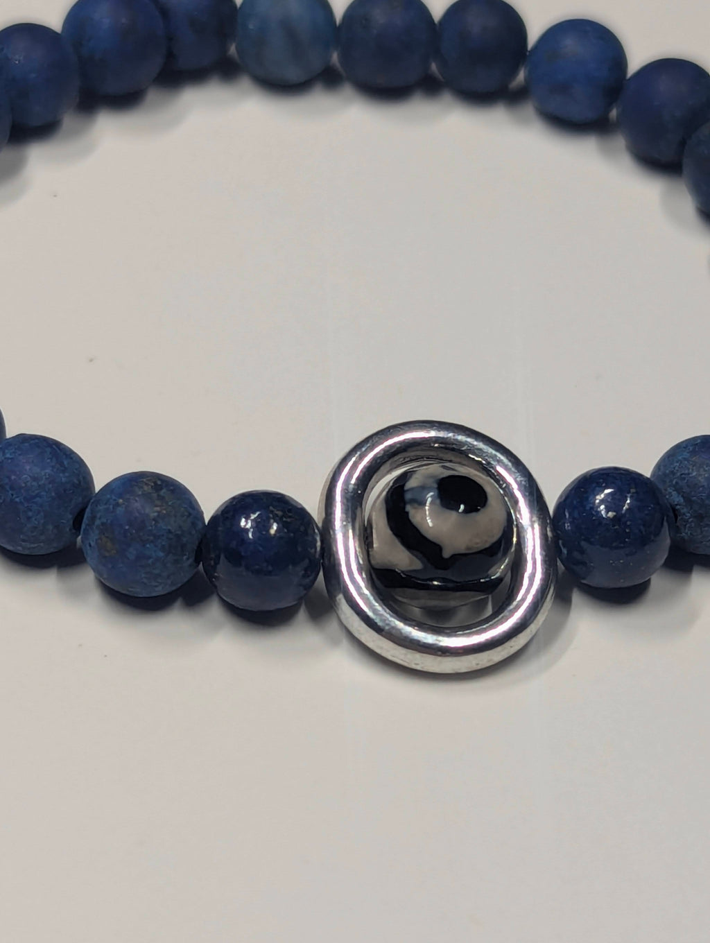 Watcher’s Eye Lapis Lazuli Stretch Bracelet