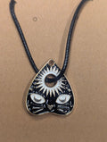 Third Eye Familiar Cat Necklace on Leather Cord
