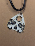 Spirit Board Planchette Necklace on Leather Cord