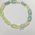 Seafoam Chain Link Bracelet – Large Size (Recycled Acrylic)