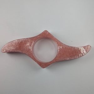 Pink Frosted Resin Page Holder – Shimmer Wing Design