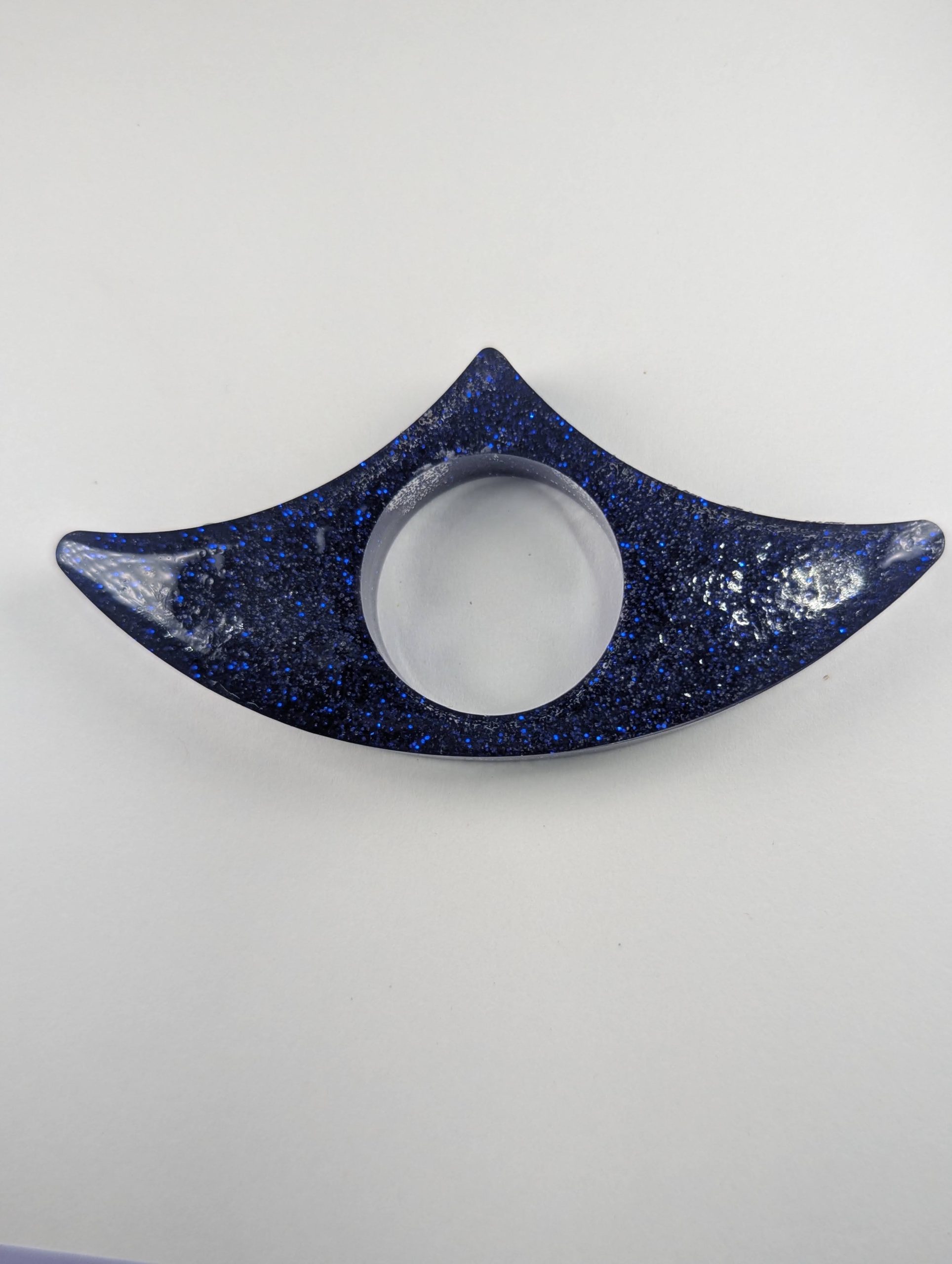 Midnight Blue Glitter Resin Page Holder – Galaxy Sparkle